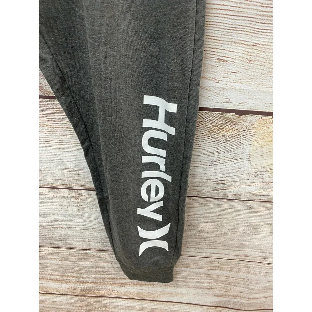 Hurley Lounge Pants Mens Size Small Grey French Terry Knit One & Only Pants New